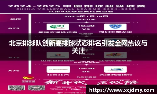 北京排球队创新高排球状态排名引发全网热议与关注
